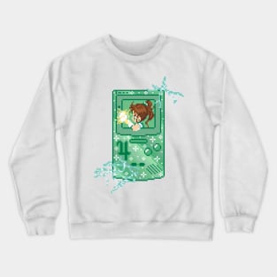 Anime Handheld Pixel Art Crewneck Sweatshirt